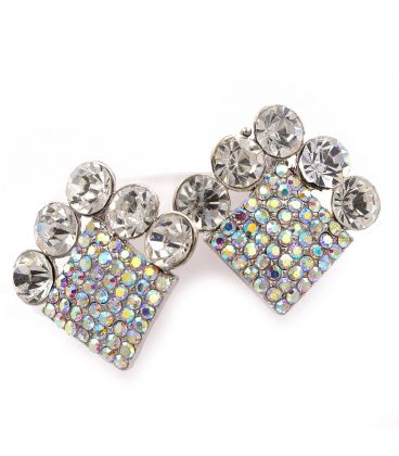 Сережки-гвоздики "Великий ромб у стор."