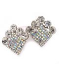 Сережки-гвоздики "Великий ромб у стор."