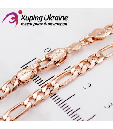Ланцюжок позолота "картка" 0,4/50 см (Медичне золото)