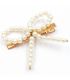 Шпилька бічна "Бант" з перлами