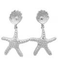 Серьги Морская звезда