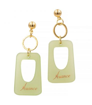 Сережки Nuance (пластик) Прямокутник