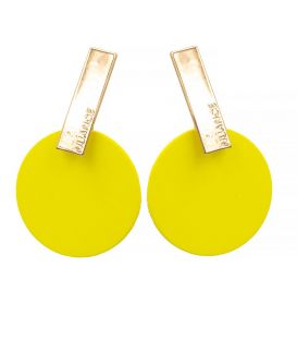 Сережки Nuance Жовте коло