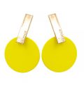 Сережки Nuance Жовте коло