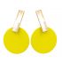 Сережки Nuance Жовте коло