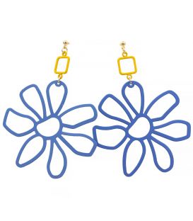 Сережки-гвоздики Контур квітки