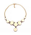 Подвеска эмалированные круги,овалы