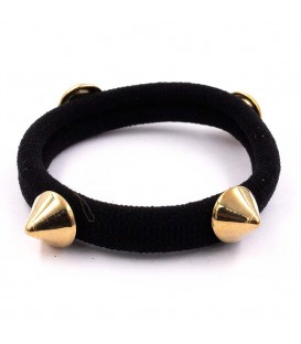 Резинка черная, мягкая с шипами