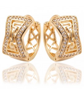 Серьги — лимонная позолота