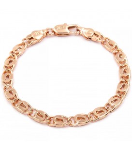 Браслет позолота Скрепка 0,5/17 см