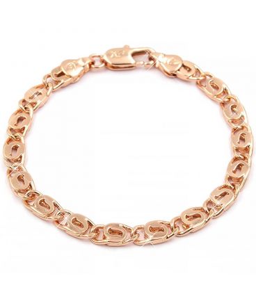 Браслет позолота Скрепка 0,5/17 см