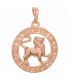 Підвіска позолота "Знаки зодіаку" Лев.