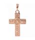 Подвеска позолота Крестик 2,4 см 
