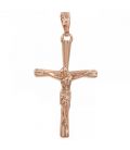 Подвеска позолота Тонкий крестик 2,7 см