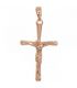 Підвіска позолота Тонкий хрестик 2,7 см
