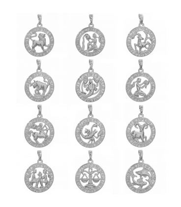 Набор подвесок родиум "3наки 3одиака" 