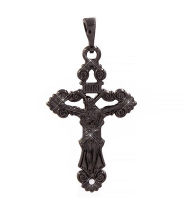 Підвіска (родій) Хрестик з розп'яттям