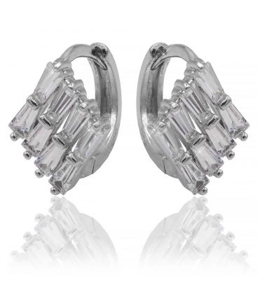 Сережки родій "Ромб"