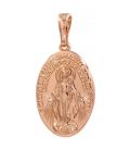 Медальйон "Пресвятої Богородиці" – позолота (1,2/1,8см)