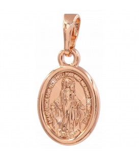 Підвіска позолота Овальна ладанка - Богородиця (1,3 см)