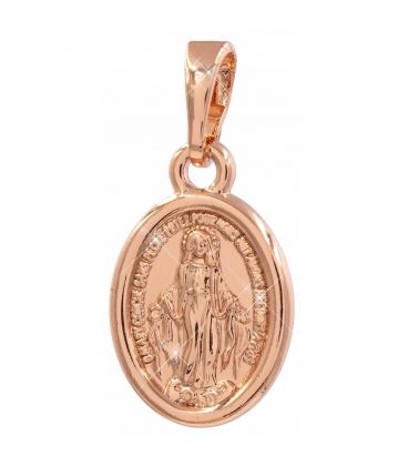 Підвіска позолота Овальна ладанка - Богородиця (1,3 см)