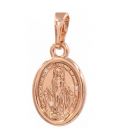 Подвеска позолота Овальная ладанка - Богородица (1,3 см)