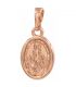Подвеска позолота Овальная ладанка - Богородица (1,3 см)