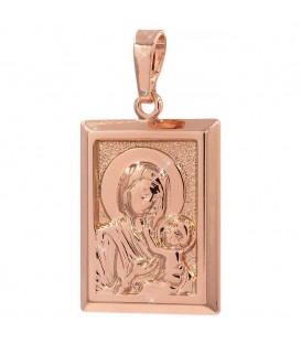 Подвеска позолота Ладанка-Дева 2,4 см