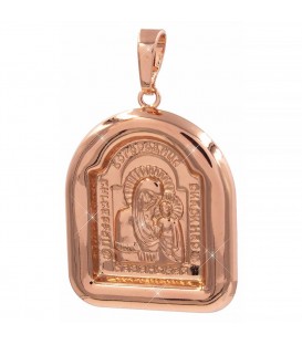 Підвіска позолота ладанка Богородиця