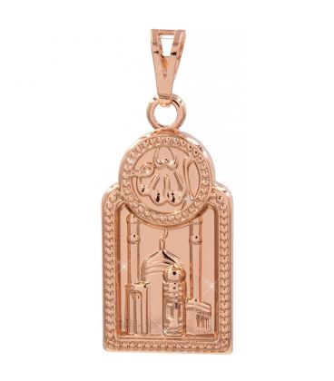 Підвіска позолота, ладанка мечеть (з мусульманськими символами)