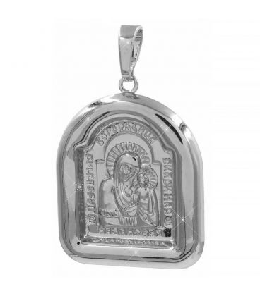 Подвеска родиум ладанка Богородица 