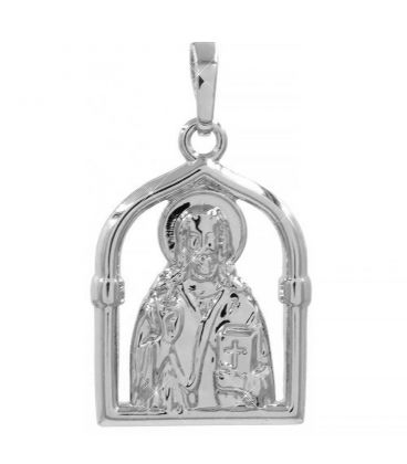 Подвеска родиум Иисус 2 х 1,5 см