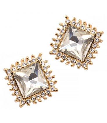 Сережки-гвоздики "Ромб у дрібн. стор."