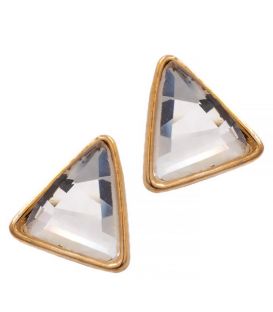 Серьги-гвоздики "Бол. треуг.кам."