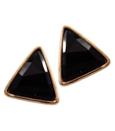 Серьги-гвоздики "Бол. треуг.кам."