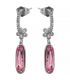 Серьги (гвоздики) Swarovski на крючке из мелких камней 