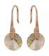 Сережки лім. позолота Swarovski Crystals 3 см