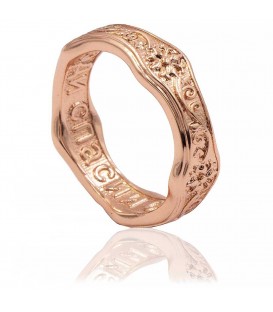 Кольцо позолота "Спаси и Сохрани" (Медицинское золото)