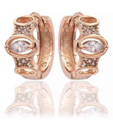 Серьги классические — позолота