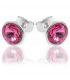 Сережки-гвоздики Swarovski родіум