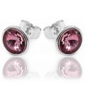 Серьги-гвоздики Swarovski родиум