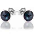 Серьги-гвоздики Swarovski родиум