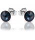Сережки-гвоздики Swarovski родіум