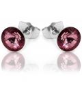 Сережки-гвоздики Swarovski родіум