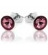 Серьги-гвоздики Swarovski родиум