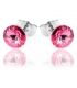 Сережки-гвоздики Swarovski родіум