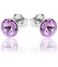 Серьги-гвоздики Swarovski родиум
