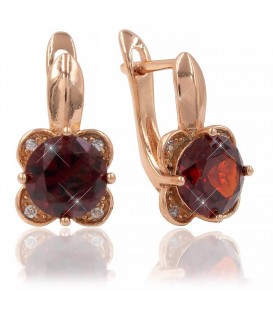 Сережки позолота "Квітка"