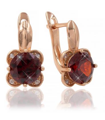 Сережки позолота "Квітка"