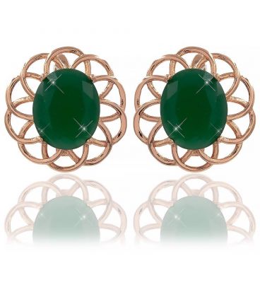 Сережки позолота Великий овал